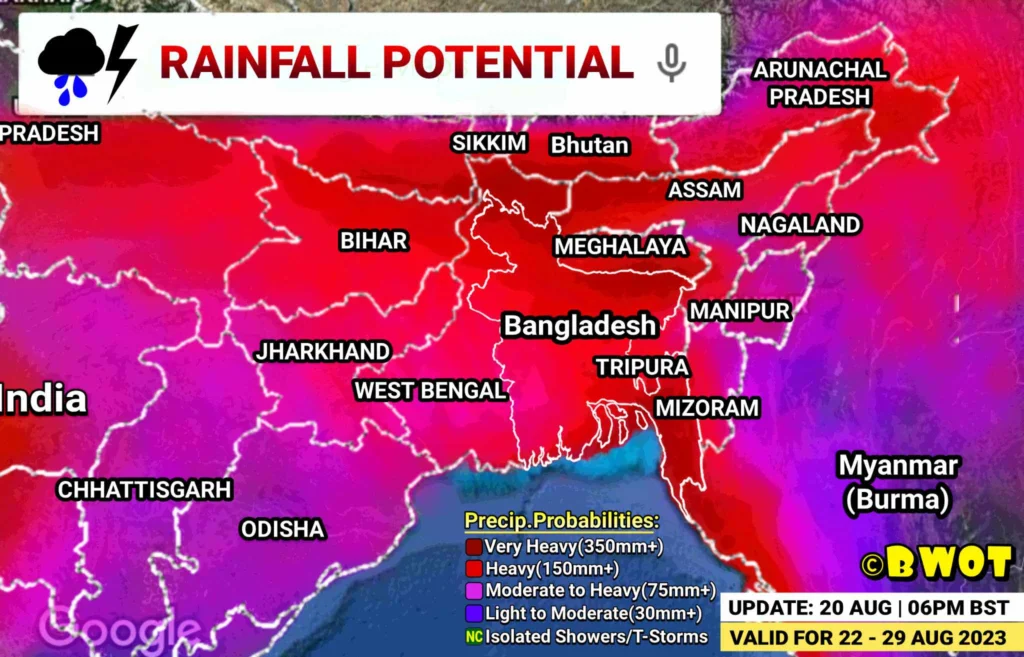 বৃষ্টি বলয় কি