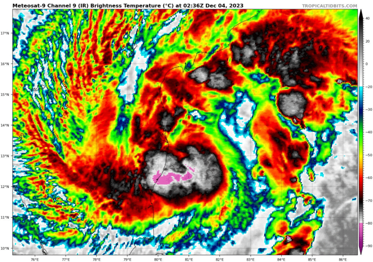Read more about the article CYCLONE “MICHAUNG” ON 04 DEC 2023 AT 06:00AM BST