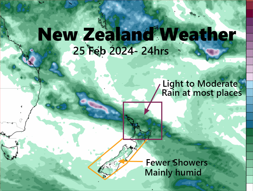 Read more about the article New Zealand Weather to have rainfall in Multiple Places
