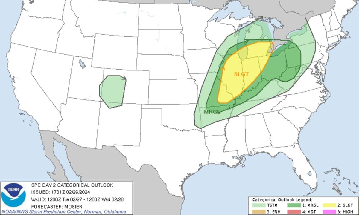 Read more about the article OHIO Weather and Midwest to have Tornado and Hail Warning Tuesday