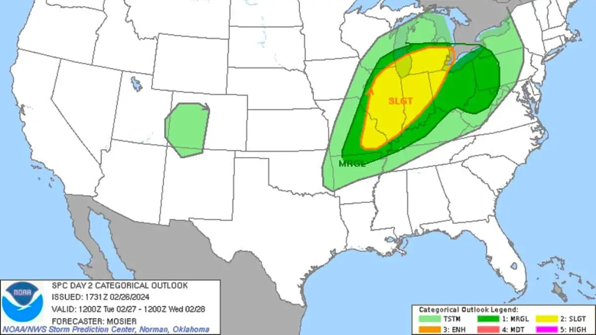 Midwest and North Eastern US Weather Is Bracing for Thunderstorms