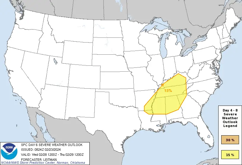 Central U.S. Braces for Storms