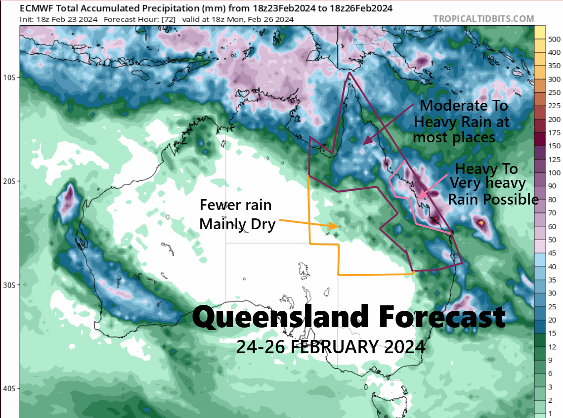 Read more about the article Eastern Coastal Queensland Weather to have Heavy rain this weekend