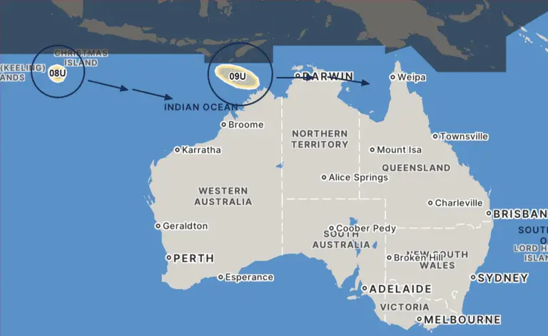 Read more about the article Tropical Low: Two Systems Pose Potential Threats to Australian Coasts