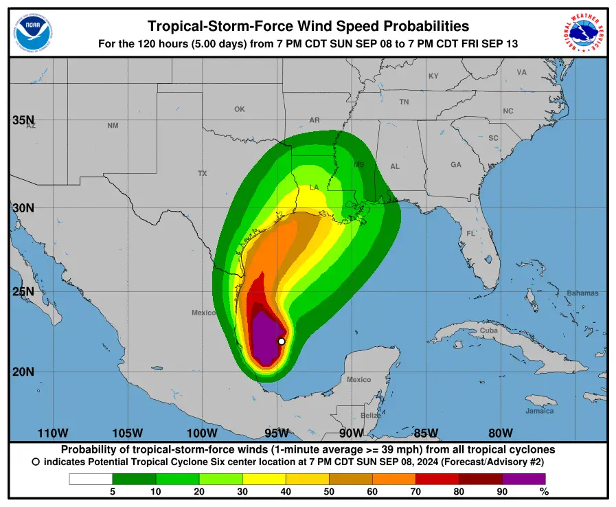 Read more about the article Potential Tropical Cyclone Six : Rising Threat of a Hurricane
