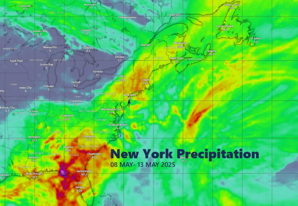 New York 7-Day Weather Forecast