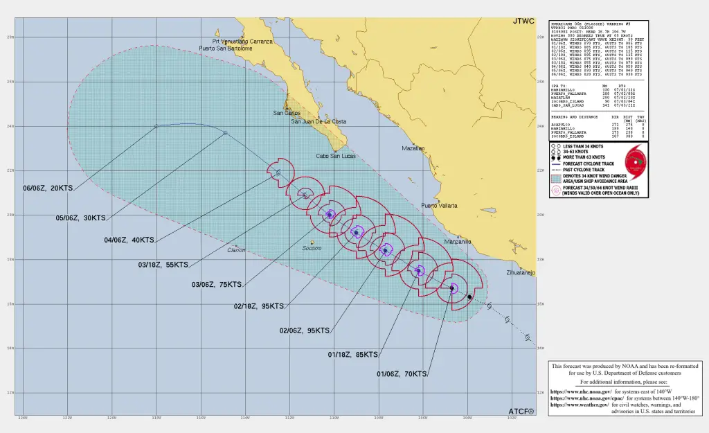 Hurricane Flossie Latest Update