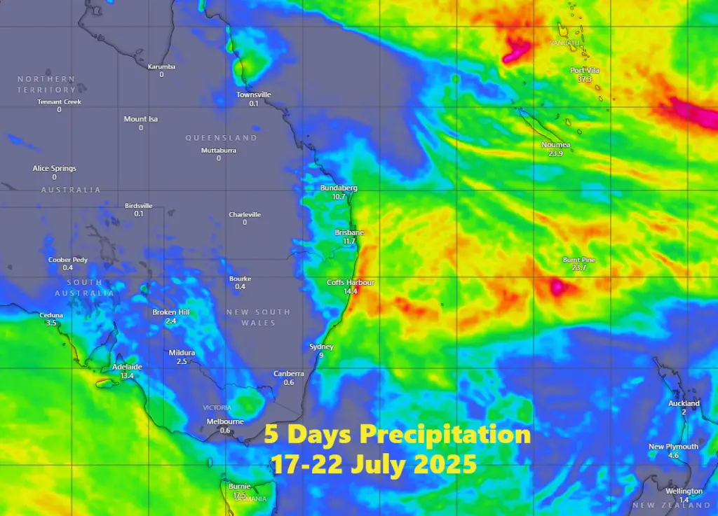 Brisbane 7-Day Forecast
