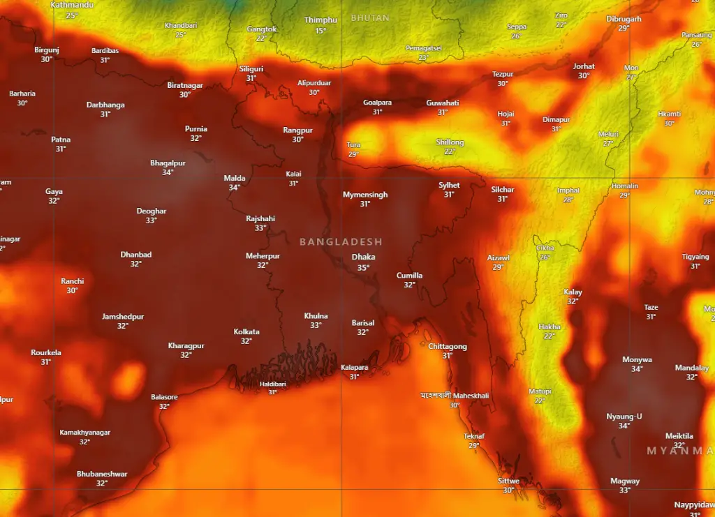 ভ্যাপসা গরম